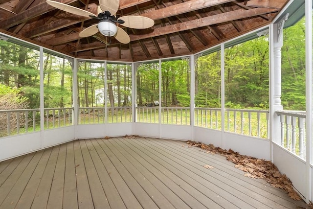 10 Eagle Rd, Winchendon, MA 01475 - unfurnished sunroom with ceiling fan