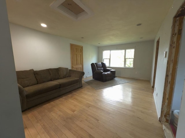 208 Rhode Island Rd, Lakeville, MA 02347 - living room featuring recessed lighting and light wood-type flooring