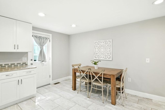 606 Granby Rd, South Hadley, MA 01075 - dining area with recessed lighting and baseboards