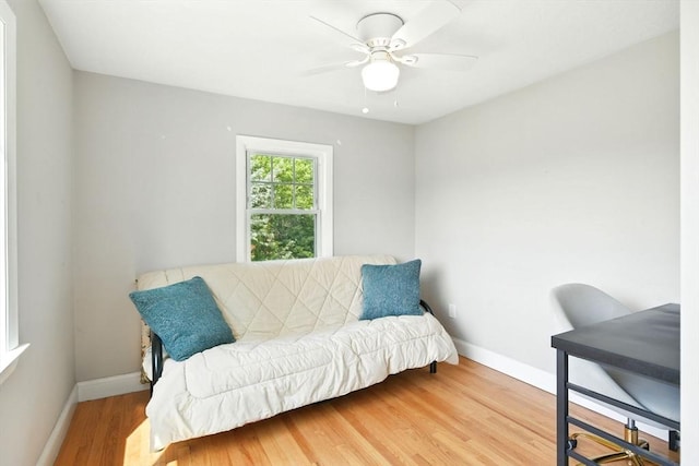 606 Granby Rd, South Hadley, MA 01075 - living area with wood finished floors and a ceiling fan