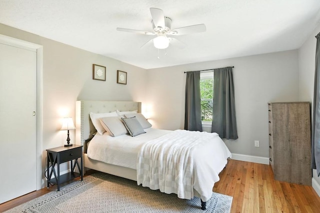606 Granby Rd, South Hadley, MA 01075 - bedroom with wood finished floors and ceiling fan