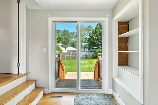 606 Granby Rd, South Hadley, MA 01075 - entryway featuring wood finished floors