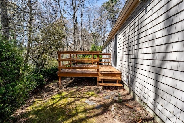 view of deck