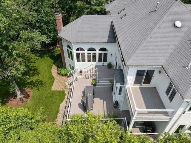 69 Princeton Rd, Brookline, MA 02467 - aerial view of property and surrounding area
