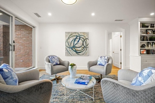 130 Mount Auburn St Unit 310, Cambridge, MA 02138 - living room featuring wood finished floors and recessed lighting
