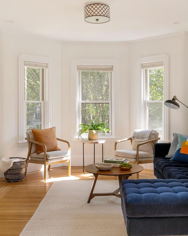 31 Kidder Ave Unit 31, Somerville, MA 02144 - living room with wood finished floors