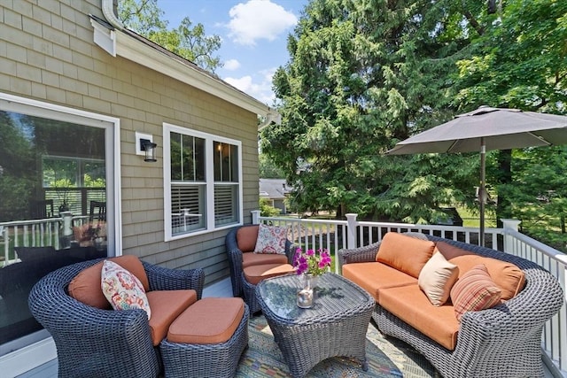 260 Beaver Dam Rd, Scituate, MA 02066 - wooden deck featuring outdoor lounge area