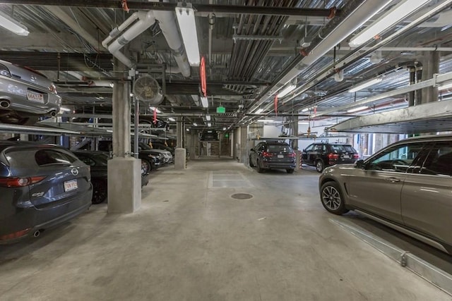 view of parking deck