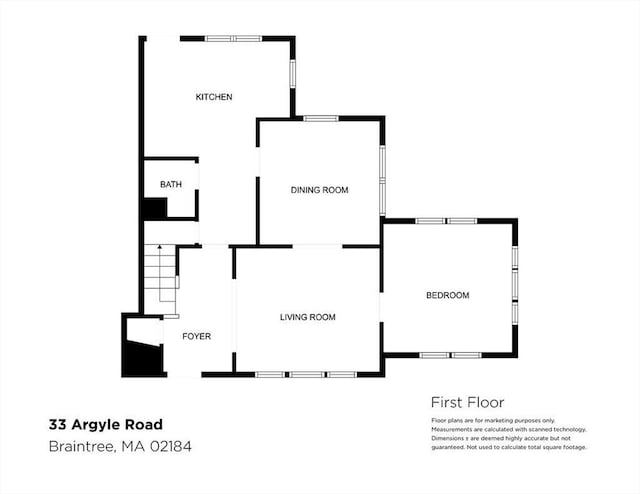 33 Argyle Rd Unit 33, Braintree, MA 02184 - view of floor plan / room layout