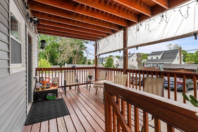 115-117 Clare Ave, Boston, MA 02136 - deck with a residential view