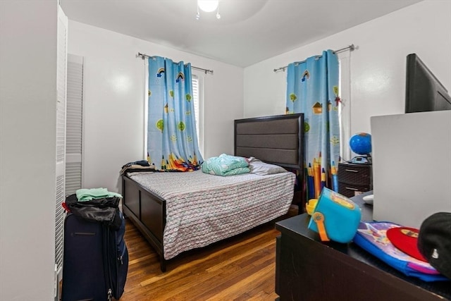 115-117 Clare Ave, Boston, MA 02136 - bedroom with wood finished floors and ceiling fan