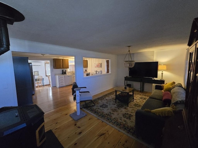 68 Lake Shore Dr, West Brookfield, MA 01585 - living area with hardwood / wood-style floors