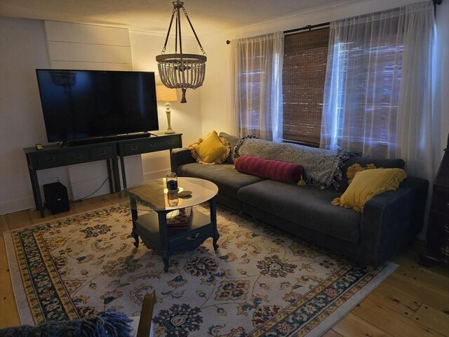 68 Lake Shore Dr, West Brookfield, MA 01585 - living area featuring hardwood / wood-style flooring