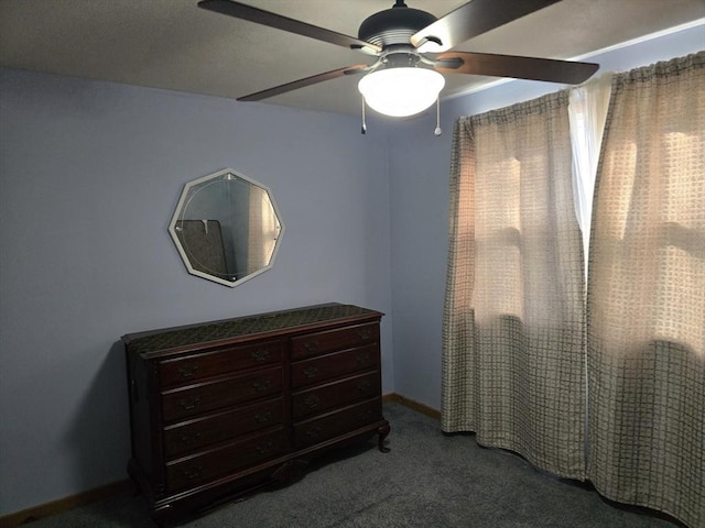68 Lake Shore Dr, West Brookfield, MA 01585 - bedroom featuring carpet floors and ceiling fan