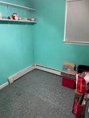 rec room featuring carpet