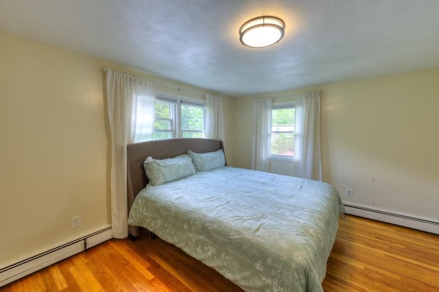36 Winthrop St, West Boylston, MA 01583 - bedroom featuring baseboard heating and wood finished floors