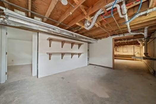 368 King St, Hanover, MA 02339 - view of unfinished basement