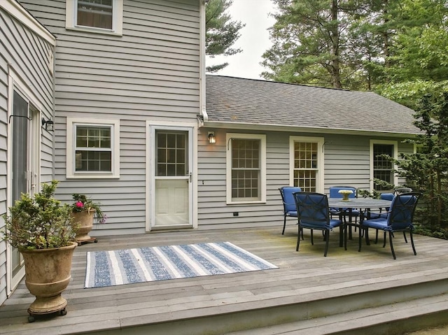 5 Coburn Rd, Hopkinton, MA 01748 - deck with outdoor dining area