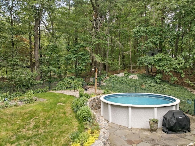5 Coburn Rd, Hopkinton, MA 01748 - outdoor pool featuring a view of trees