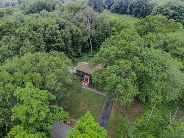43 Mill Rd, North Andover, MA 01845 - view from above of property with a forest