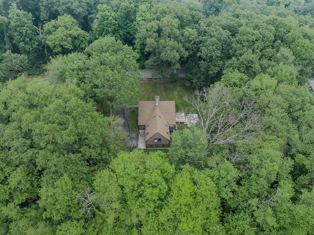 43 Mill Rd, North Andover, MA 01845 - view from above of property with a forest