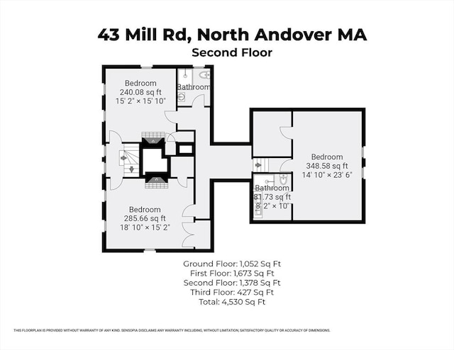 43 Mill Rd, North Andover, MA 01845 - view of home floor plan