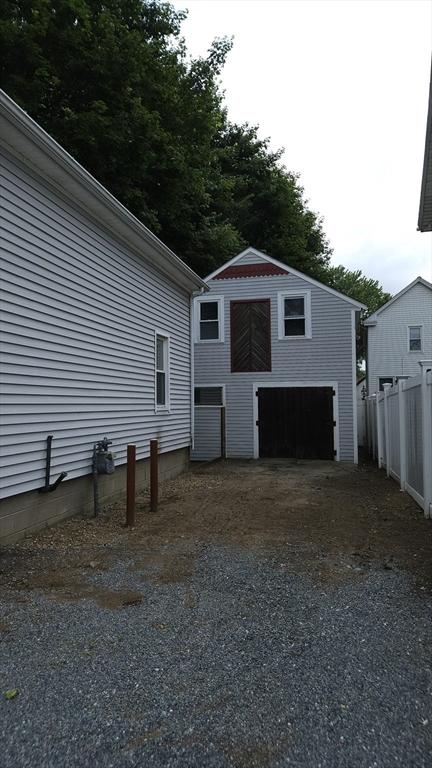 21 Morey St, Attleboro, MA 02703 - view of side of property with an outbuilding