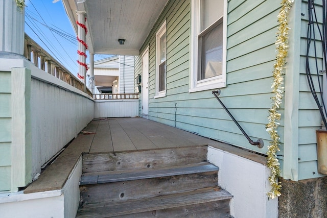 view of staircase