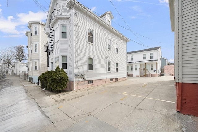 view of rear view of property