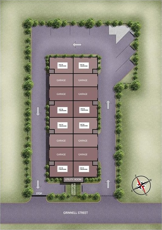 889-895 Grinnell St Unit 1, Fall River, MA 02721 - bird's eye view