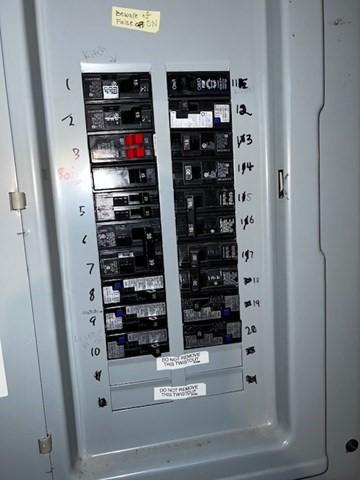 utilities with electric panel