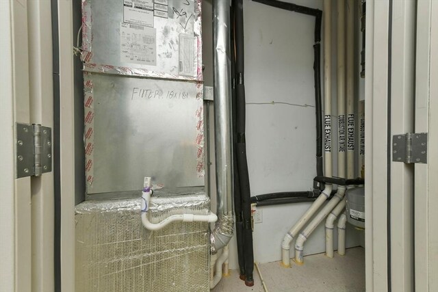view of utility room