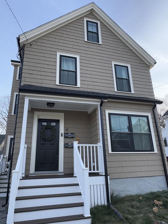 bungalow-style home with a porch