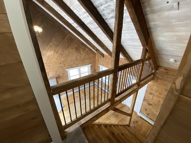 137 Chipaway Rd, Freetown, MA 02717 - bonus room featuring wood ceiling, vaulted ceiling with beams, and hardwood / wood-style floors