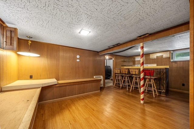 41 Sherrick Ave, Holbrook, MA 02342 - indoor dry bar with wood finished floors and wooden walls