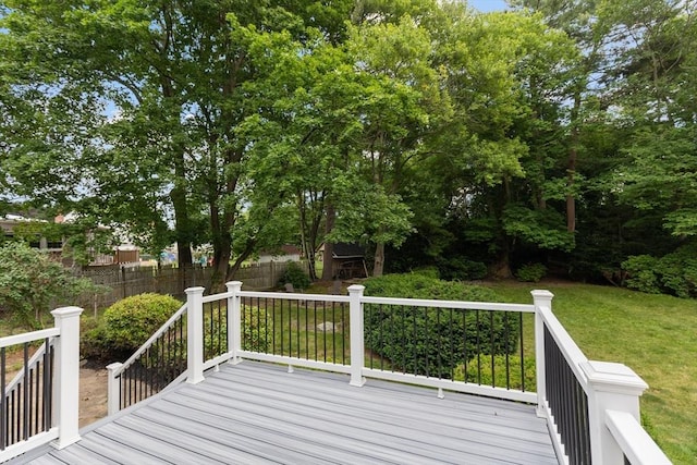 41 Sherrick Ave, Holbrook, MA 02342 - view of wooden terrace