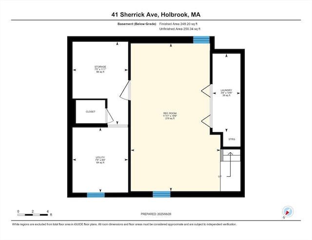 41 Sherrick Ave, Holbrook, MA 02342 - view of floor plan / room layout