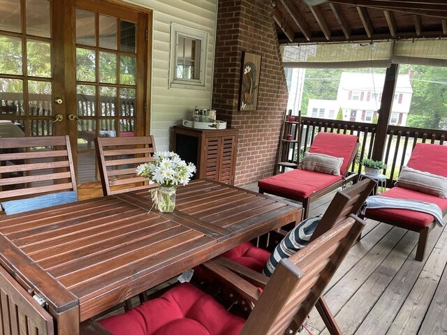 41 Sherrick Ave, Holbrook, MA 02342 - sunroom / solarium with french doors
