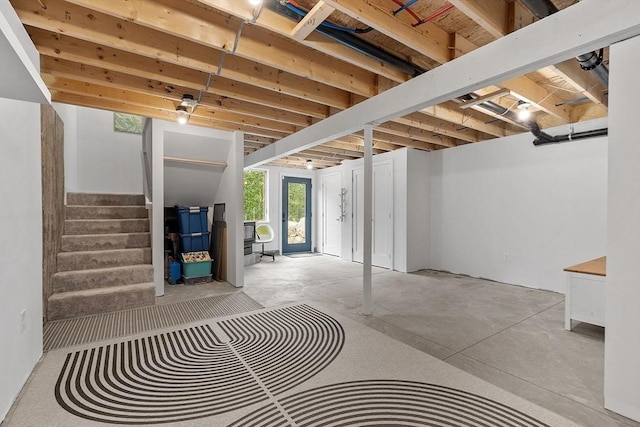17 Hastings Rd, Ashburnham, MA 01430 - basement featuring stairway