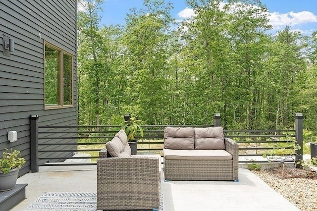 17 Hastings Rd, Ashburnham, MA 01430 - view of patio with an outdoor living space
