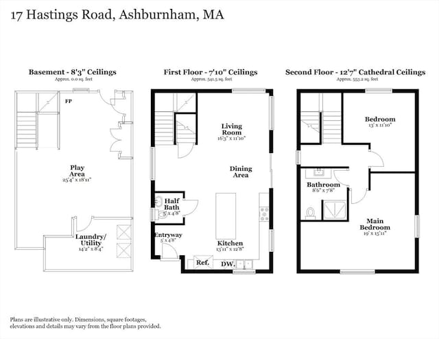 17 Hastings Rd, Ashburnham, MA 01430 - view of home floor plan