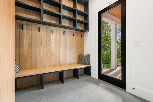 view of mudroom