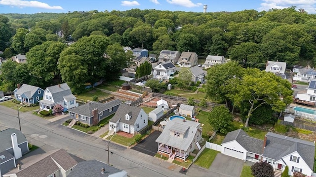 30 Edge Hill Rd, Lynn, MA 01904 - aerial view of residential area with a heavily wooded area