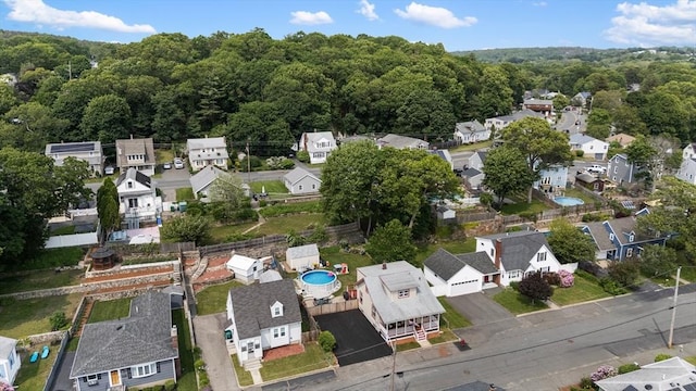 30 Edge Hill Rd, Lynn, MA 01904 - aerial view of property and surrounding area with nearby suburban area and a forest
