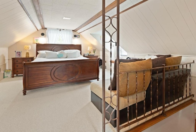 82 Brickel Rd, Stoughton, MA 02072 - carpeted bedroom with lofted ceiling
