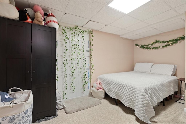 82 Brickel Rd, Stoughton, MA 02072 - bedroom featuring carpet floors and a paneled ceiling