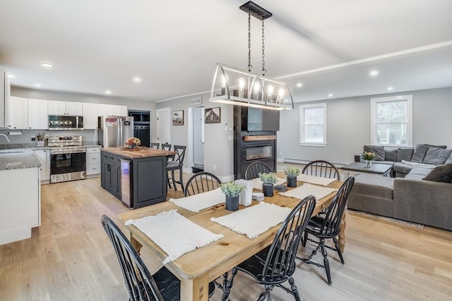 115 Kiahs Way, Sandwich, MA 02537 - dining room featuring recessed lighting and light wood-type flooring
