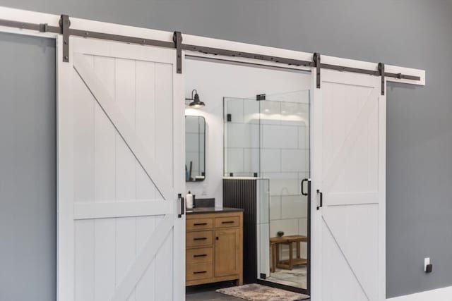 115 Kiahs Way, Sandwich, MA 02537 - bathroom featuring vanity and a shower stall