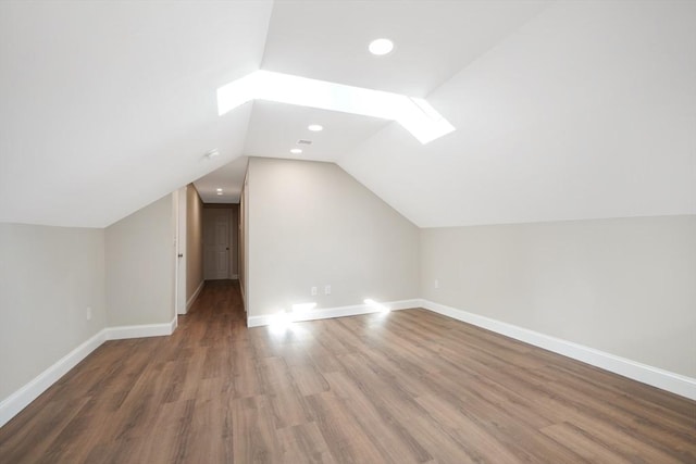 41 Adams St, Fairhaven, MA 02719 - bonus room featuring wood finished floors, lofted ceiling, and recessed lighting