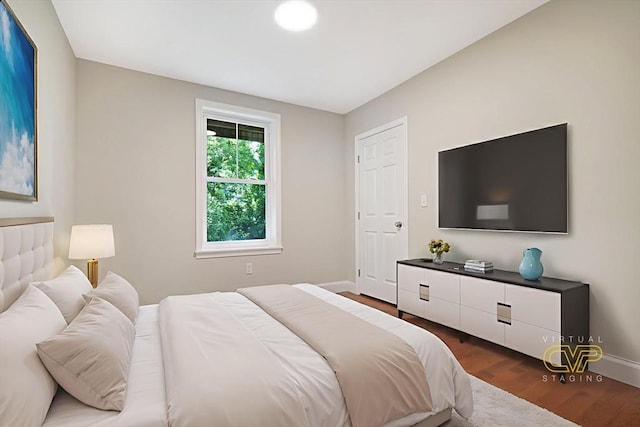 41 Adams St, Fairhaven, MA 02719 - bedroom featuring dark wood finished floors and baseboards